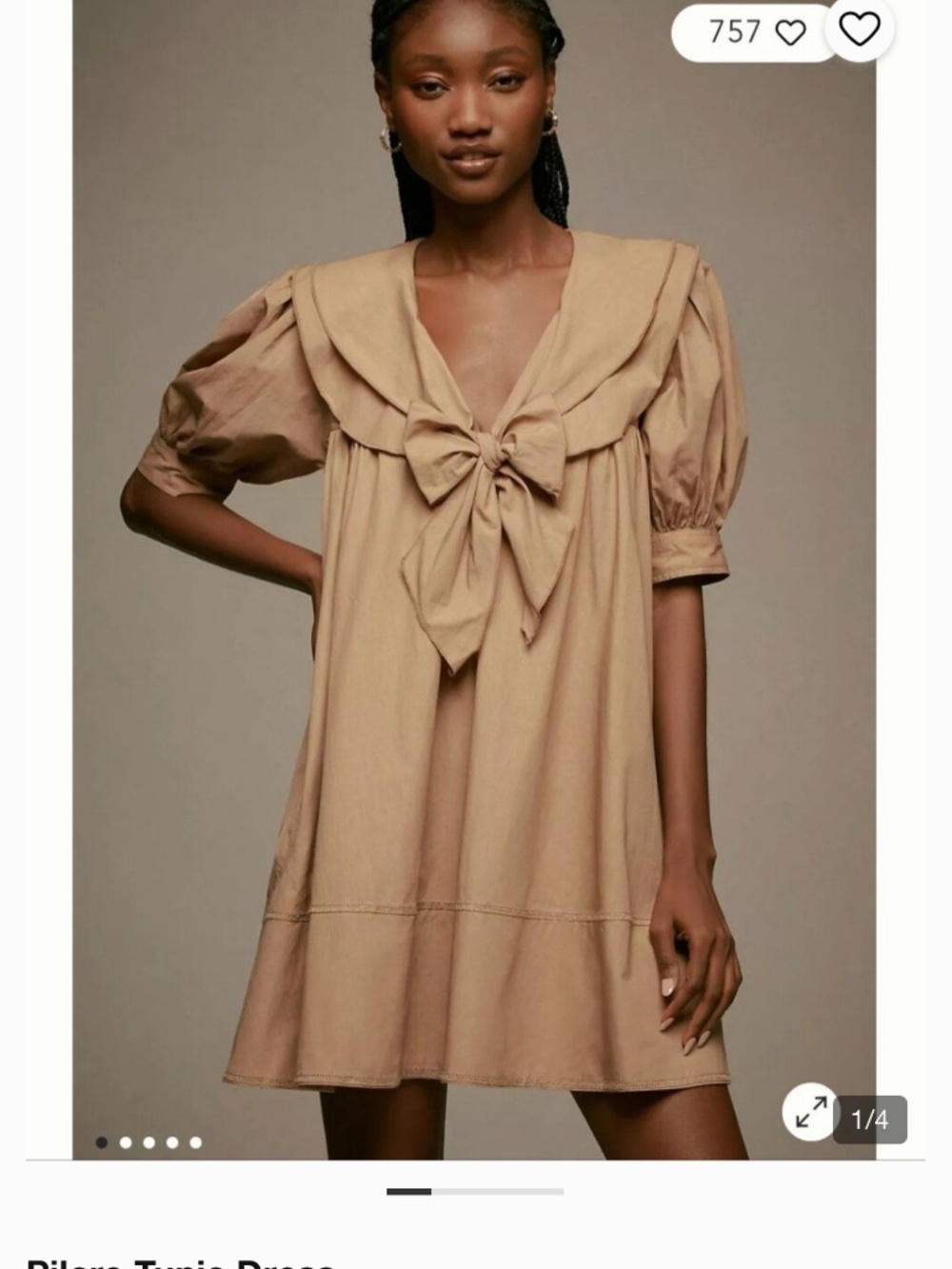 Pilcro babydoll dress, small